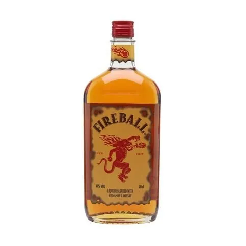 FIREBALL WHISKEY CINNAMON LIQUER 33%DST 70CL