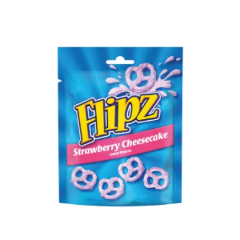 Flipz Strawberry Cheesecake Coated Pretzels 90g