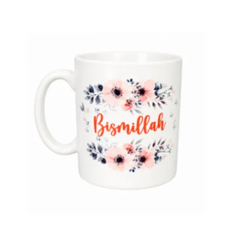 Floral Bismillah Mug