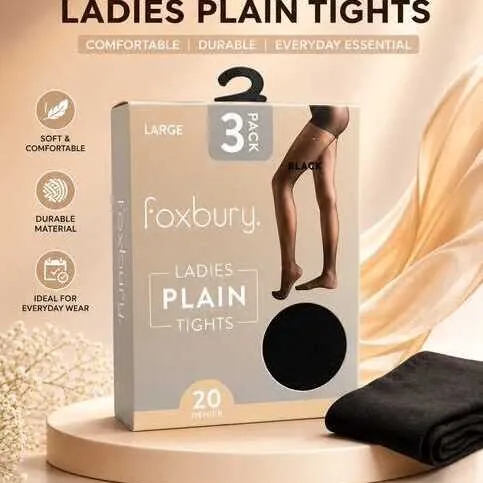 Foxbury Ladies Tights black L