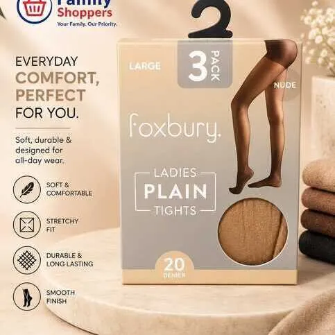 Foxbury Ladies Tights Nude L