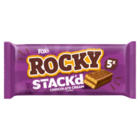Foxs Rocky Stackd Chocolate Cream 5pack