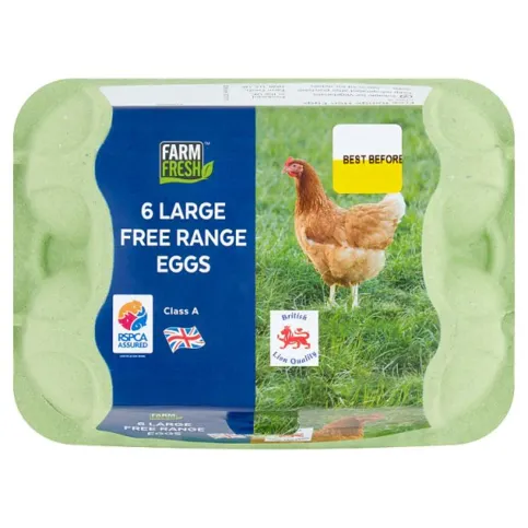 Free Range Large 6 Eggs