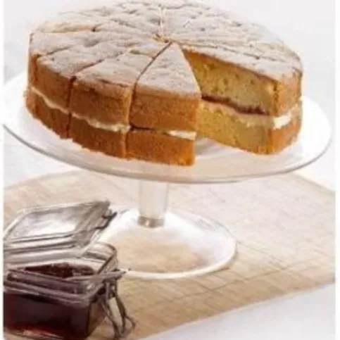 Victoria Sponge Cake Slice
