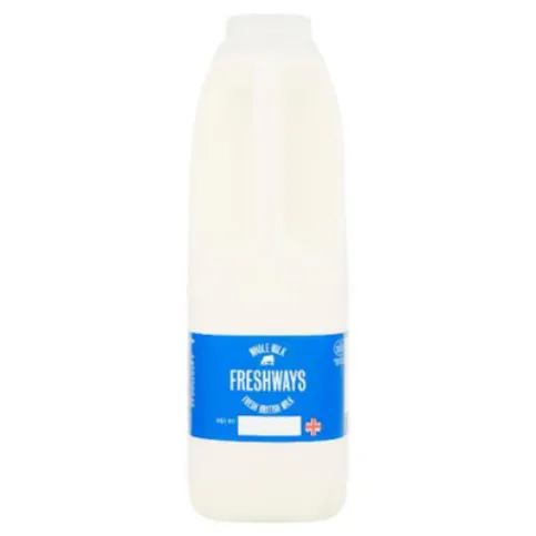 Freshways Whole Milk 1 Litre (BLUE)