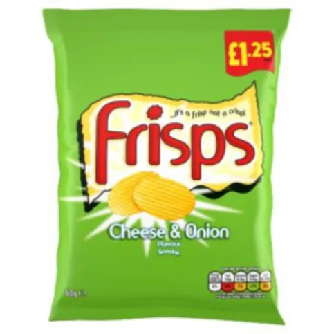 Frisps Cheese & Onion Flavour Snacks 60g