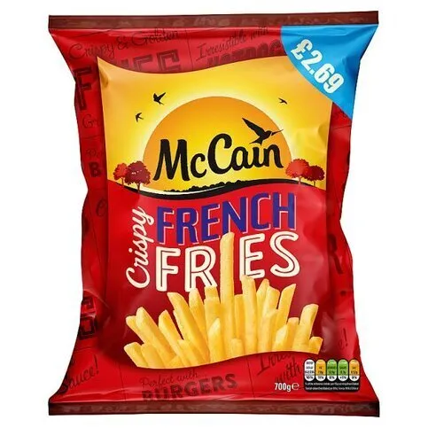 FROZEN: MCCAIN CRISPY FRENCH FRIES PM£2.69 700G