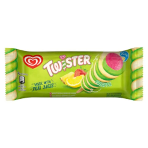 FROZEN: TWISTER ICE LOLLY PINEAPPLE SINGLE 80ML