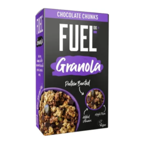 FUEL10K Chocolate Chunks Protein Granola Breakfast Cereal 400g