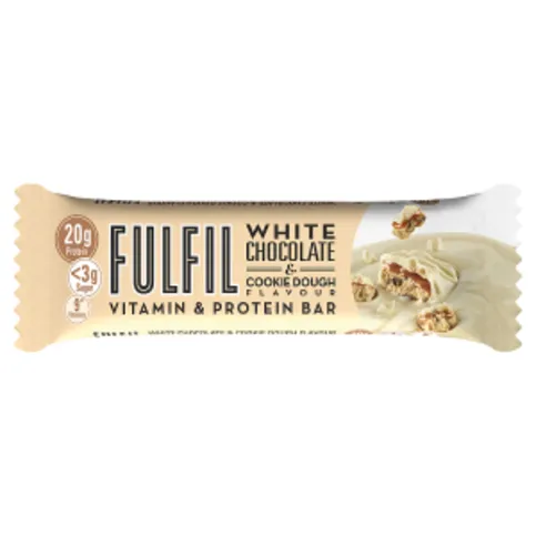 Fulfil White Chocolate & Cookie Dough Vitamin & Protein Bar 55g