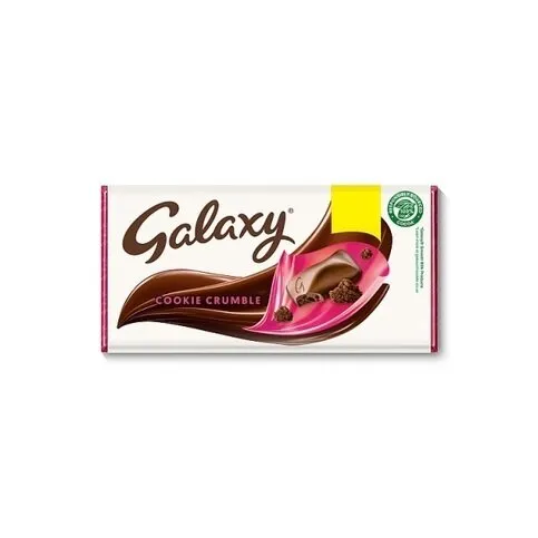 Galaxy Cookie Crumble Chocolate Bar 114g