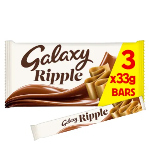 Galaxy Ripple Chocolate Bars Multipack 3 x 33g