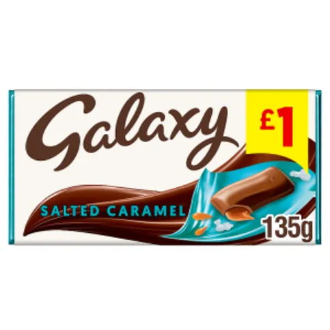 Galaxy Salted Caramel Chocolate Bar 135g