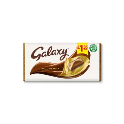 Galaxy Smooth Milk Chocolate Block Bar 100g