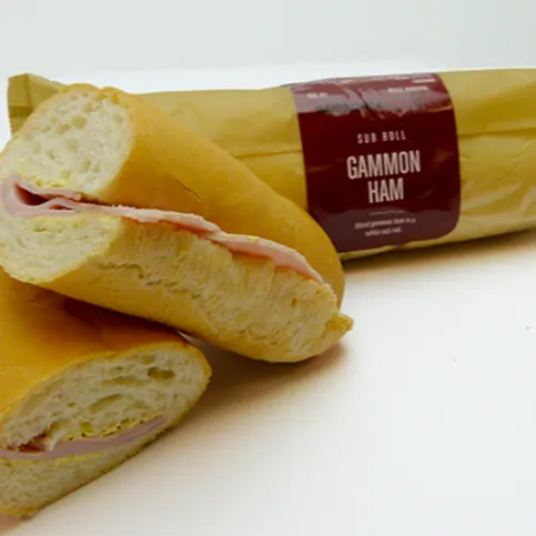 Gammon Ham And Cheddar Cheese Baguette
