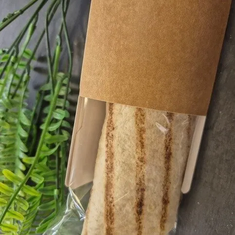 Garlic chicken salad wrap (no mayo)