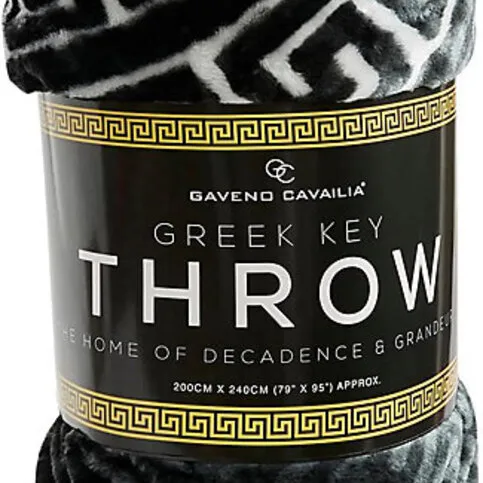 Gaveno Cavailia Greek Key Throw 150CM X 200CM 