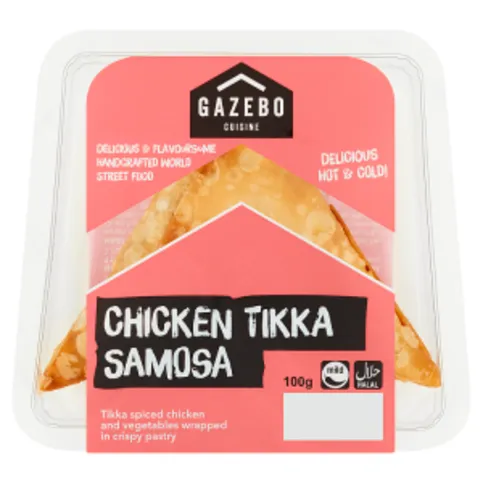 Gazebo Cuisine Chicken Tikka Samosa 100g