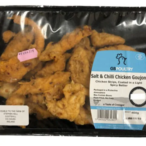 Gb Salt & Chili Chicken Goujons 400g