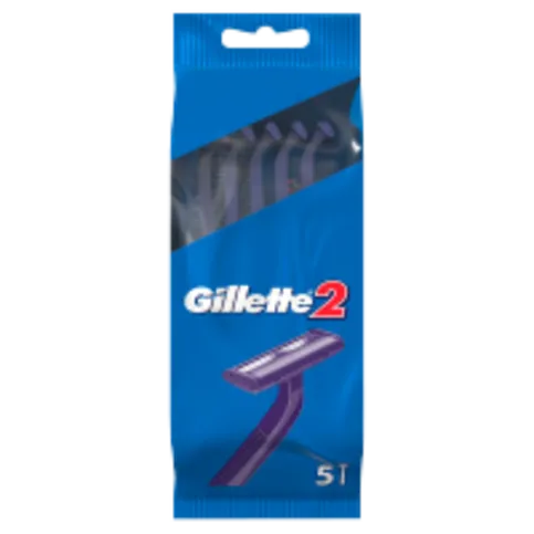 GILLETTE 2 DISPOSABLE RAZORS 5PK