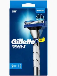 GILLETTE MACH3 TURBO RAZOR EACH