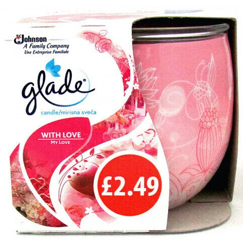 GLADE CANDLE WITH LOVE 120g