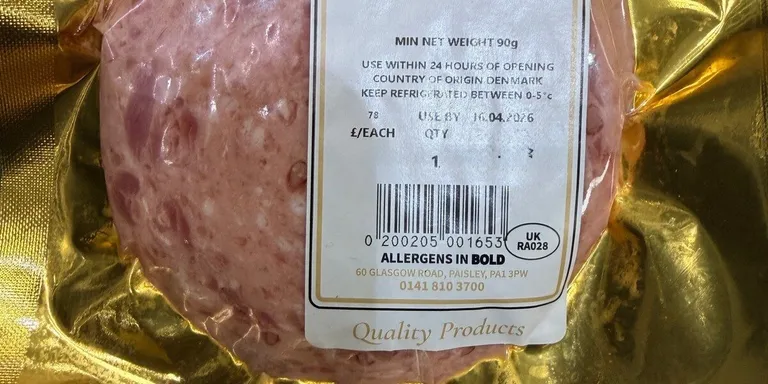 Gleddoch Royal Dane Chooped Pork 90g