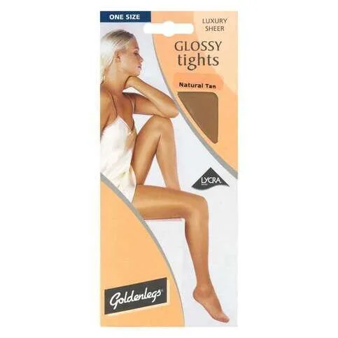 Glossy Tights Natural