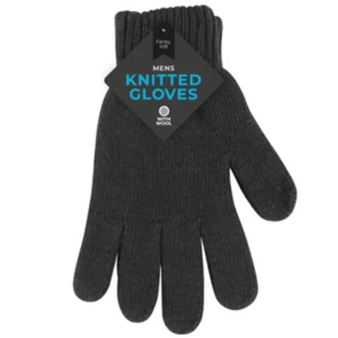 Gloves Mens Knitted (various colours)