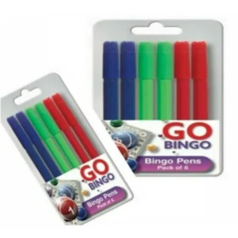 Go Bingo 6 Bingo Pens