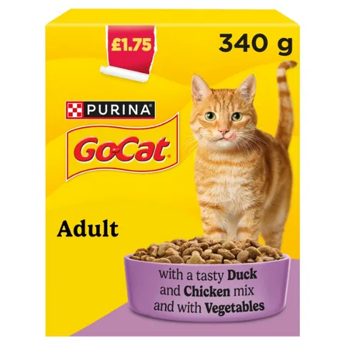Go-Cat Chicken and Duck Dry Cat Food 340g