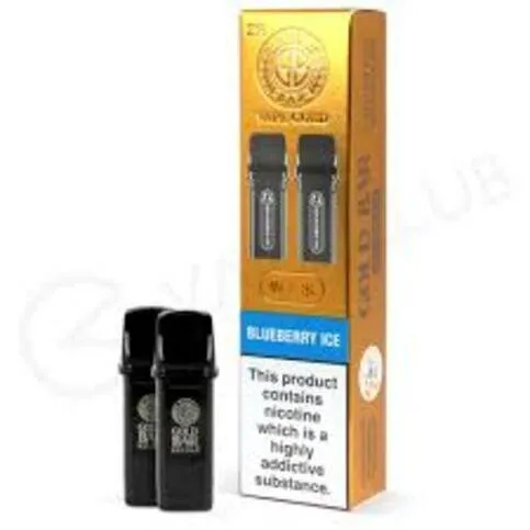 Gold Bar Pods Blue Raspberry