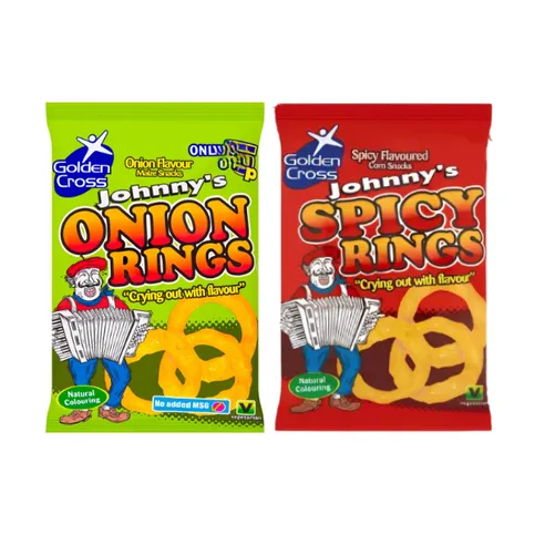 Golden Cross Rings Crisps 22g 2 for 60p