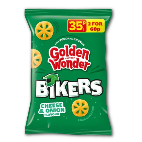 Golden Wonder Bikers Cheese & Onion 22g