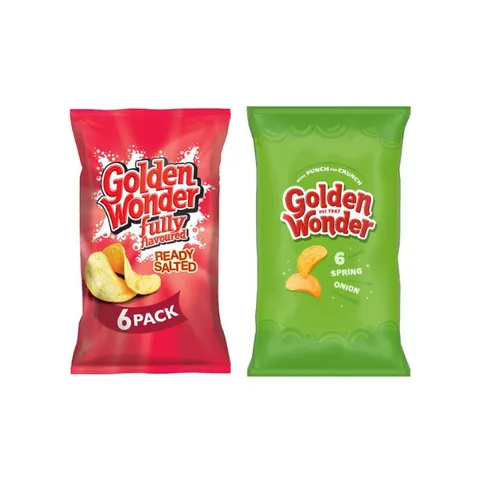 Golden Wonder Crisps 6 Pack 2 for £3