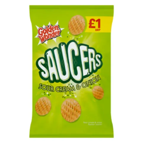 Golden Wonder Saucers Sour Cream & Onion 65g