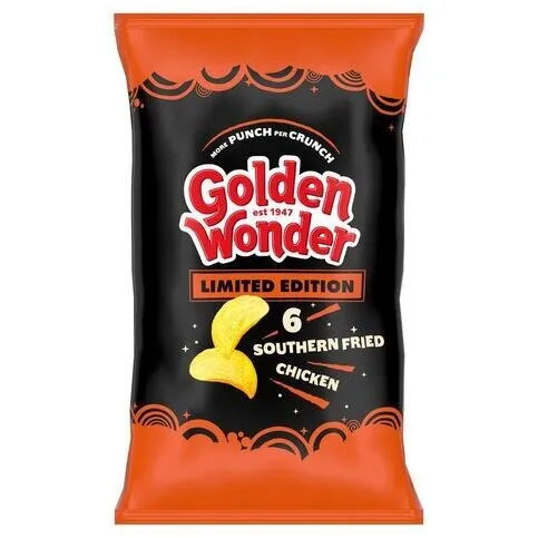 GOLDEN WONDER SOUTHERN FRIED CHICKEN 6PK (6X25G)