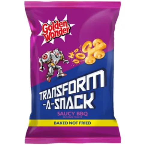 Golden Wonder Transform-A-Snack Saucy BBQ Flavour Snacks 56g