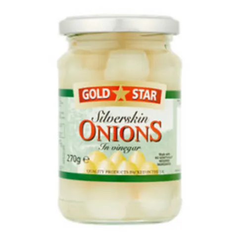 Gold Star Silverskin Onions 440g