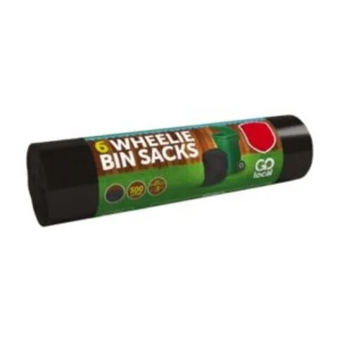 Go Local 6 Wheelie Bin Sacks Pm £1.49