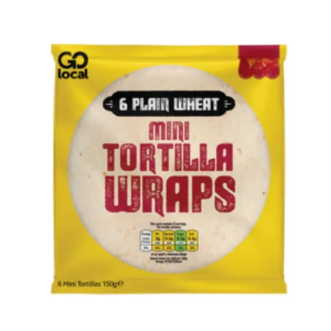 Go Local Mini Tortilla Wraps 6 Pack 150g