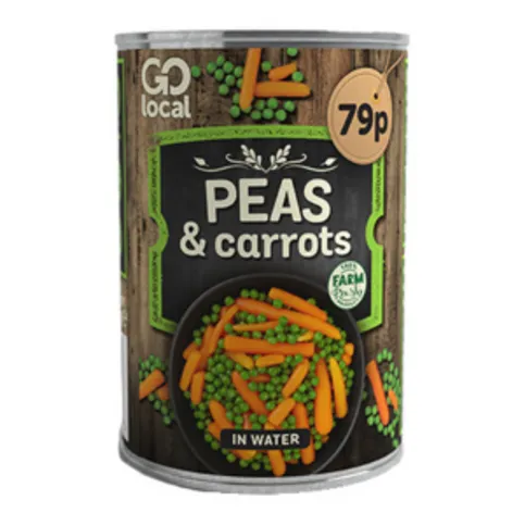 Go Local Peas & Carrots 400g
