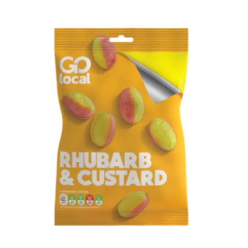 Go Local Rhubarb & Custard 130g