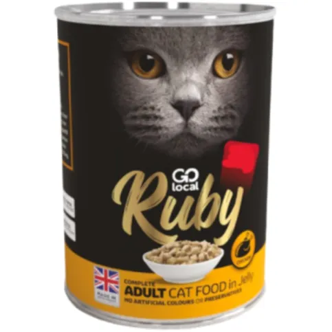 Go Local Ruby Adult Cat Food Chicken Chunks in Jelly 400g