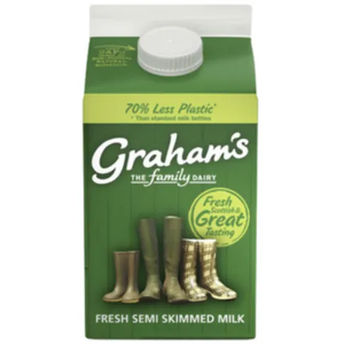 Grahams Semi Skimmed Milk 500ml