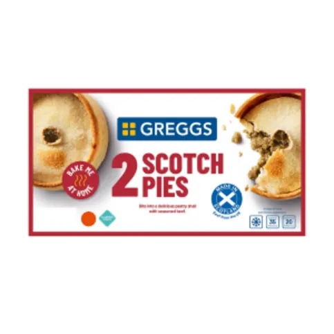 Greggs 2 Scotch Pies 282g