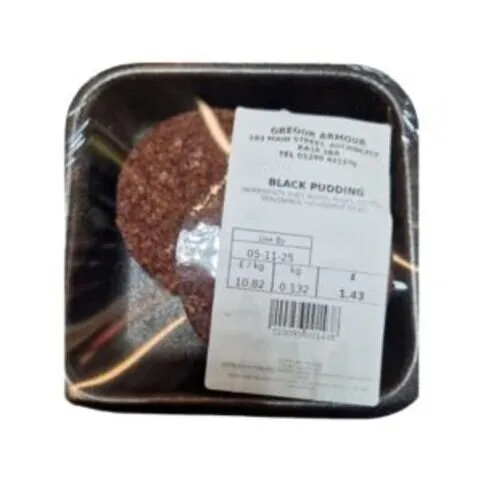 Gregor Armour Black Pudding