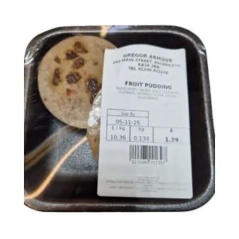 Gregor Armour Fruit Pudding