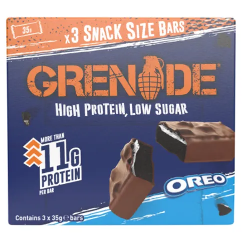 Grenade Oreo Bars 3 x 35g