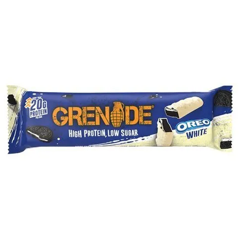 GRENADE OREO WHITE PROTEIN BAR 60G